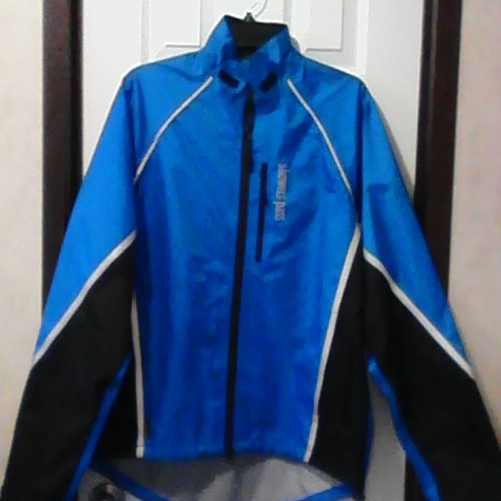 NWOT Mens Showerpass reflective rain jacket Medium